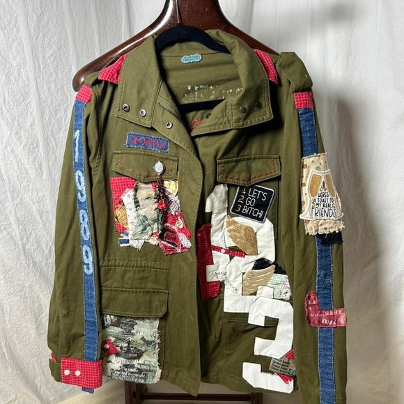 Unique, one-of-a-kind handmade Taylor swift green jacket - Picture 1 of 5